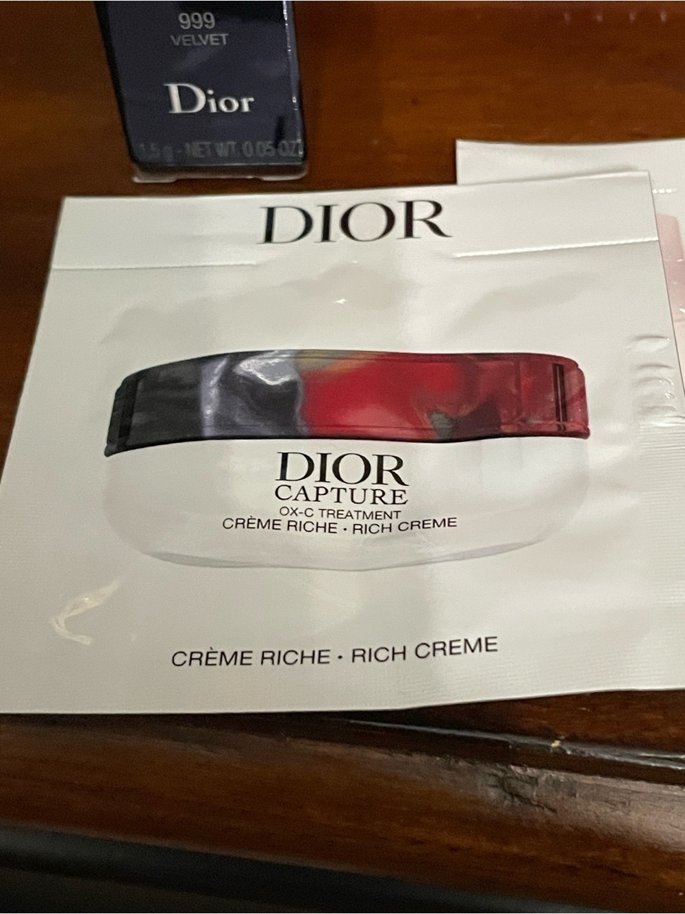 Dior Red Patent Cosmetic Pouch bundle with Dior dust bag - Picture 6 of 10